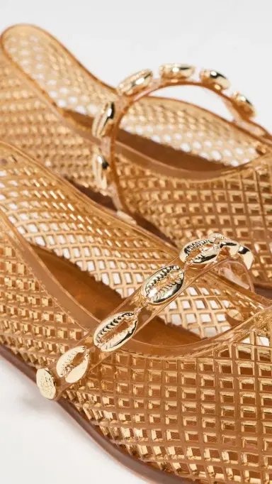 Ancient Greek Sandals Iro Jelly Flats Caramel | Thumbnail 6 Ancient Greek Sandals Iro Jelly Flats Caramel | Thumbnail 6