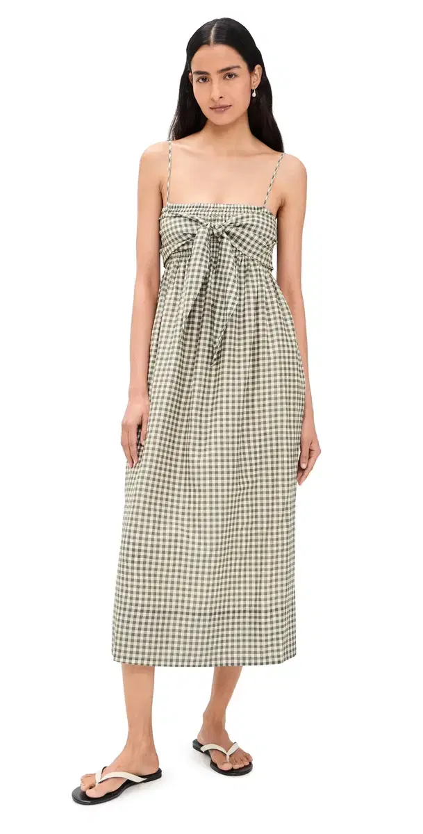Vince Tie mocked Cami Dress Off White/moke
