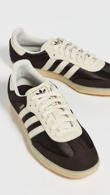 Adidas Samba OG Sneakers Aurora Coffee/Wh/Sand Strata 7 | Thumbnail 4