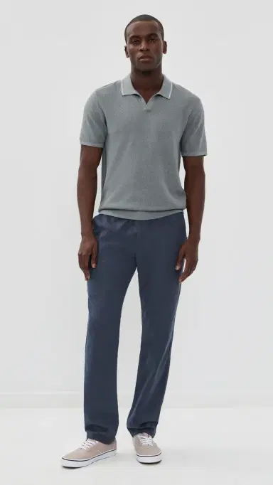 Marine Layer Greyson Sweater Polo late | Thumbnail 5