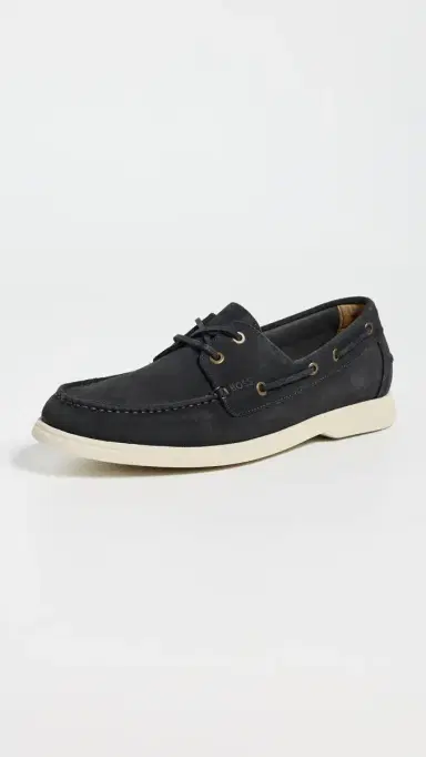 BOSS Sienne Suede Boat Shoes Dark Grey 9 | Thumbnail 2 BOSS Sienne Suede Boat Shoes Dark Grey 9 | Thumbnail 2