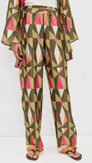 DIARRABLU Leer Pants Caru Olive | Thumbnail 2