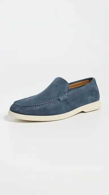 BOSS Sienne Suede Loafers Light Blue | Thumbnail 2