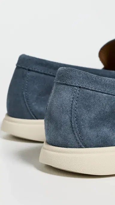 BOSS Sienne Suede Loafers Light Blue | Thumbnail 3