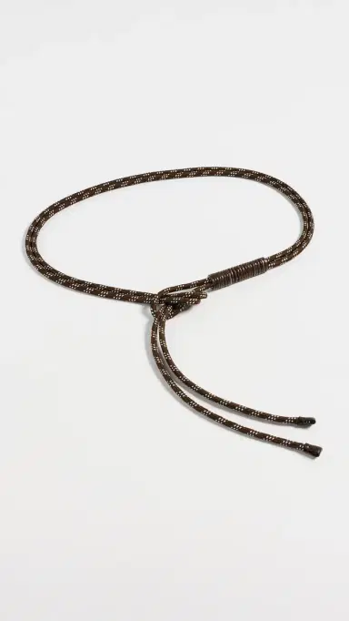 rag & bone Tate Sport Cord Belt Dark Earth Flecked One Size | Thumbnail 2