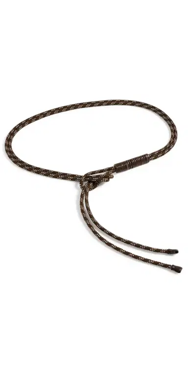 rag & bone Tate Sport Cord Belt Dark Earth Flecked One Size | Thumbnail 1