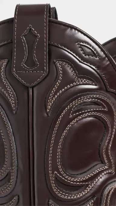 Acne Studios Pointy Leather Cowboy Boots | Thumbnail 6