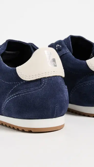 Larroudé Stella Sneakers Navy Suede/ Leather | Thumbnail 4 Larroudé Stella Sneakers Navy Suede/ Leather | Thumbnail 4