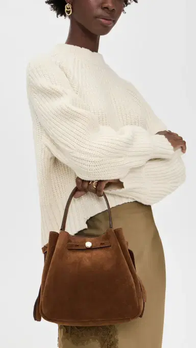 Tory Burch Romy Suede Bucket Bag | Thumbnail 3 Tory Burch Romy Suede Bucket Bag | Thumbnail 3