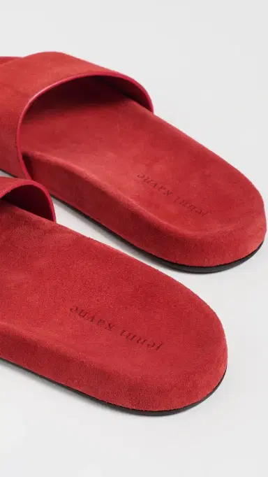 Jenni Kayne Lyle Slides Red | Thumbnail 4
