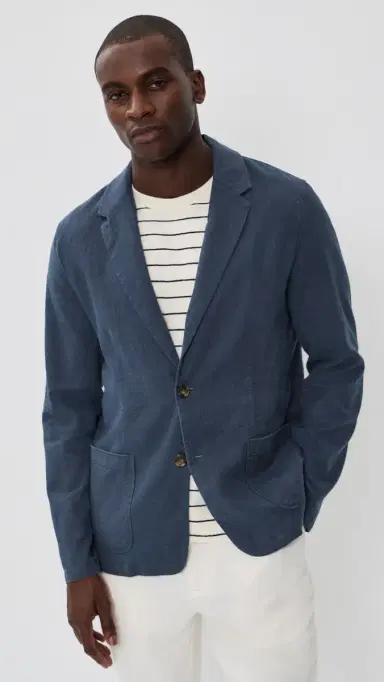 Marine Layer Hemp Blazer Navy L | Thumbnail 2 Marine Layer Hemp Blazer Navy L | Thumbnail 2