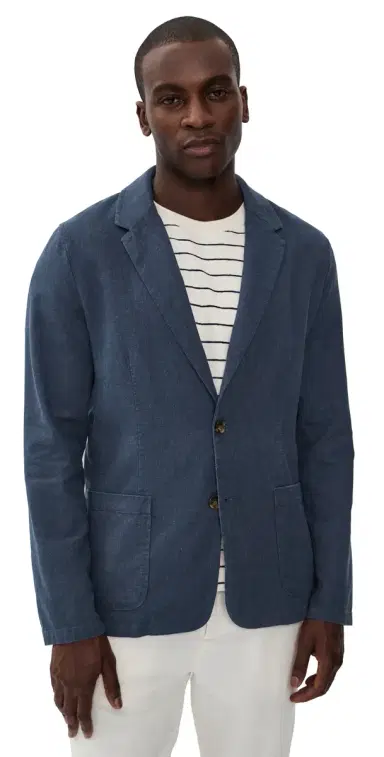Marine Layer Hemp Blazer Navy L | Thumbnail 1 Marine Layer Hemp Blazer Navy L | Thumbnail 1