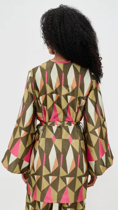 DIARRABLU Mini Kimono Caru Olive | Thumbnail 3 DIARRABLU Mini Kimono Caru Olive | Thumbnail 3