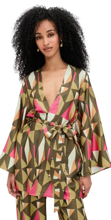 DIARRABLU Mini Kimono Caru Olive | Thumbnail 1 DIARRABLU Mini Kimono Caru Olive | Thumbnail 1