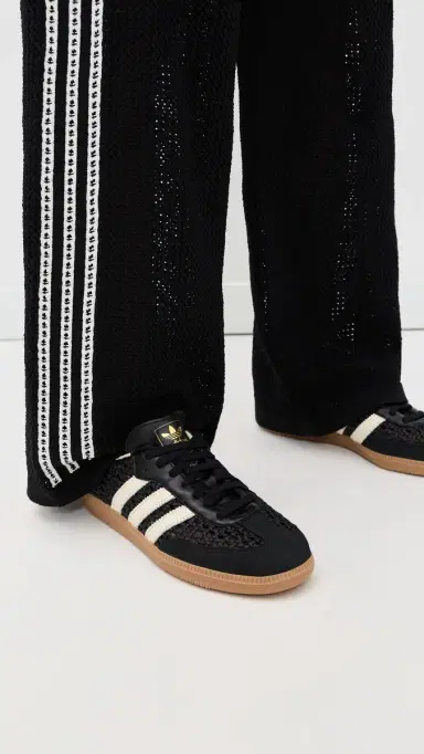 Adidas Samba OG Woven Sneakers Black/Cream White/Gold Met 9 | Thumbnail 3 Adidas Samba OG Woven Sneakers Black/Cream White/Gold Met 9 | Thumbnail 3