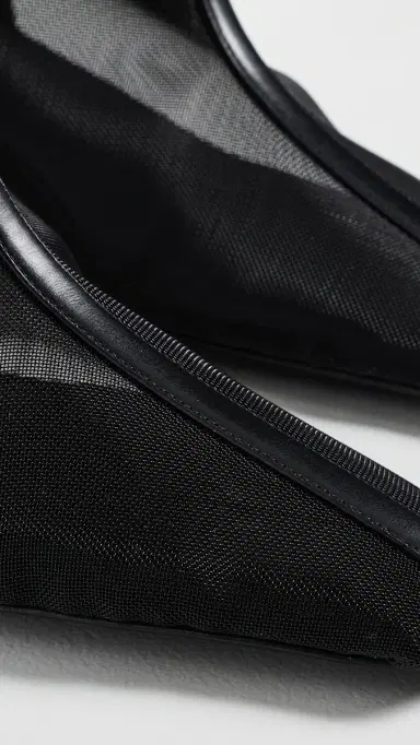 Courrèges Melting Wedged Mesh Boots Black | Thumbnail 6