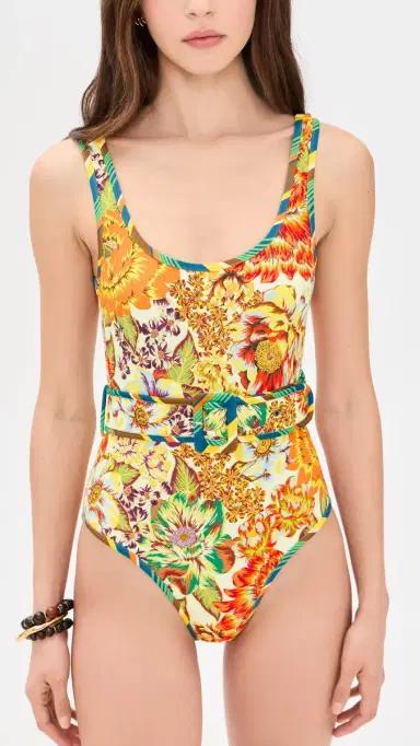 ALÉMAIS Charlie Belted One Piece Multi | Thumbnail 2
