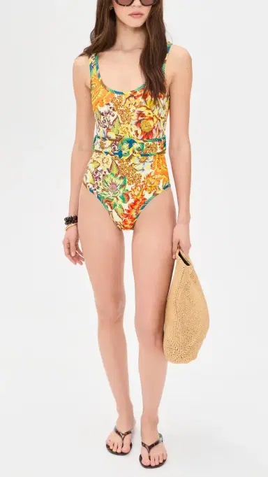 ALÉMAIS Charlie Belted One Piece Multi | Thumbnail 5