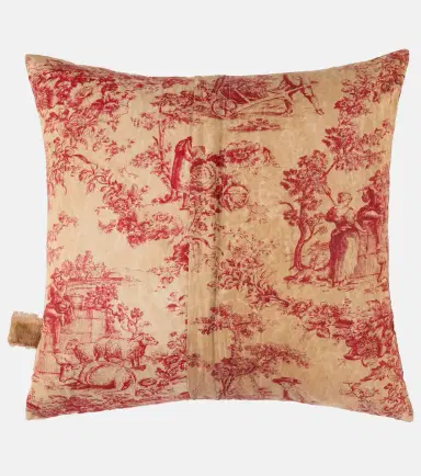 The House of Lyria Argia printed cotton cushion | Thumbnail 2