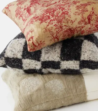 The House of Lyria Argia printed cotton cushion | Thumbnail 5