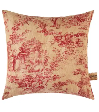 The House of Lyria Argia printed cotton cushion | Thumbnail 1
