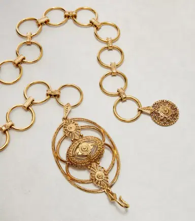 Chloé Chloé Amulet logo belt | Thumbnail 2