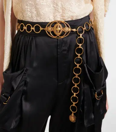 Chloé Chloé Amulet logo belt | Thumbnail 3