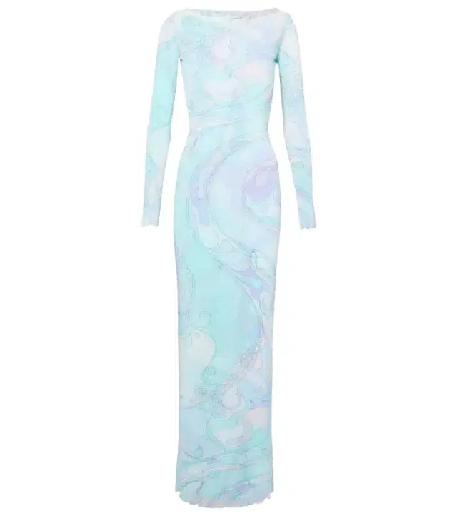 Orchidee tulle maxi dress