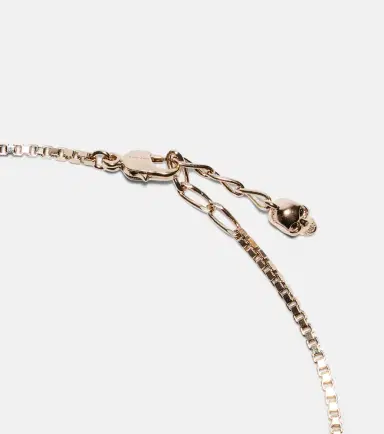Alexander McQueen Skull embellished faux pearl necklace | Thumbnail 3