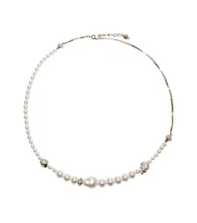 Alexander McQueen Skull embellished faux pearl necklace | Thumbnail 1