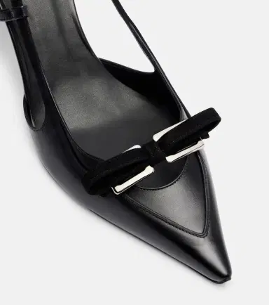 Roger Vivier Virgule 75 leather slingback pumps | Thumbnail 3 Roger Vivier Virgule 75 leather slingback pumps | Thumbnail 3