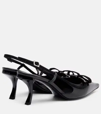 Roger Vivier Virgule 75 leather slingback pumps | Thumbnail 4 Roger Vivier Virgule 75 leather slingback pumps | Thumbnail 4