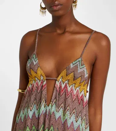 Missoni Zigzag lamé beach dress | Thumbnail 2