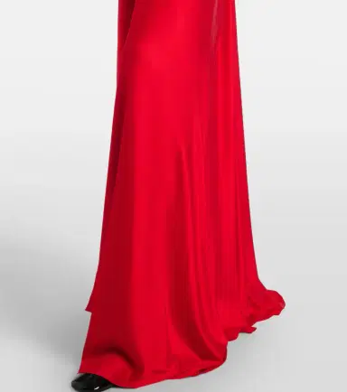 Victoria Beckham Gathered satin gown | Thumbnail 3