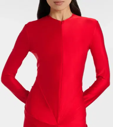 Victoria Beckham Gathered satin gown | Thumbnail 5