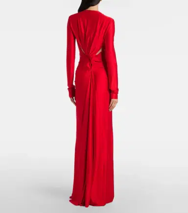 Victoria Beckham Gathered satin gown | Thumbnail 7
