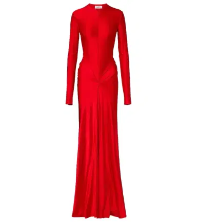 Victoria Beckham Gathered satin gown | Thumbnail 1