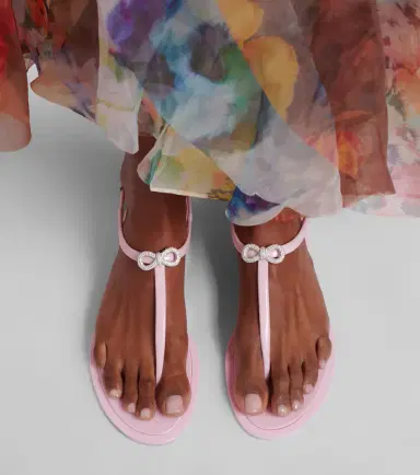 Mach & Mach Riviera embellished thong sandals | Thumbnail 6 Mach & Mach Riviera embellished thong sandals | Thumbnail 6