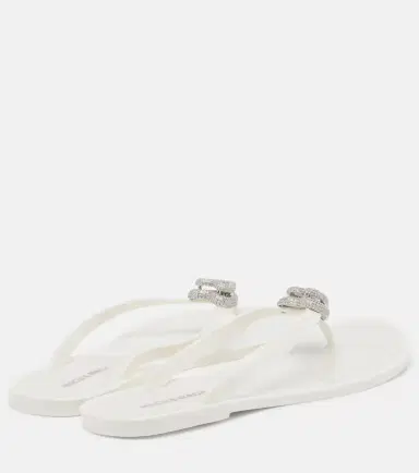 Mach & Mach Riviera embellished thong sandals | Thumbnail 4 Mach & Mach Riviera embellished thong sandals | Thumbnail 4