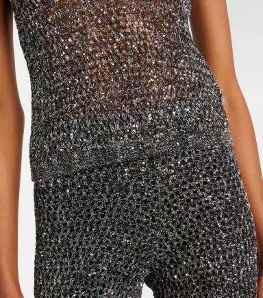 Missoni Sequined knitted tank top | Thumbnail 3