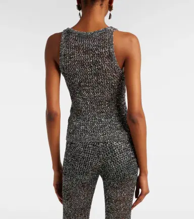 Missoni Sequined knitted tank top | Thumbnail 5