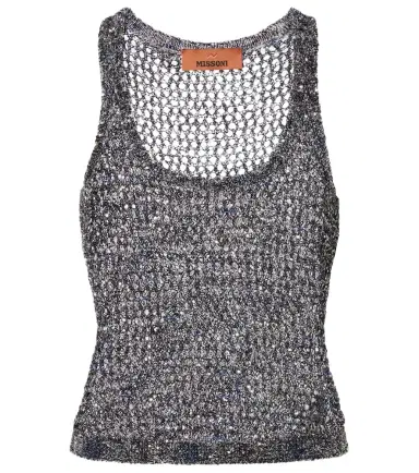 Missoni Sequined knitted tank top | Thumbnail 1