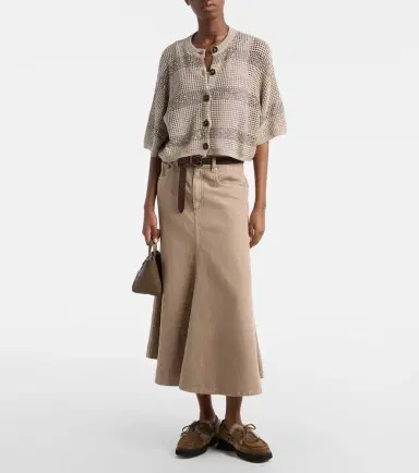 Brunello Cucinelli Sequined cotton cardigan | Thumbnail 5