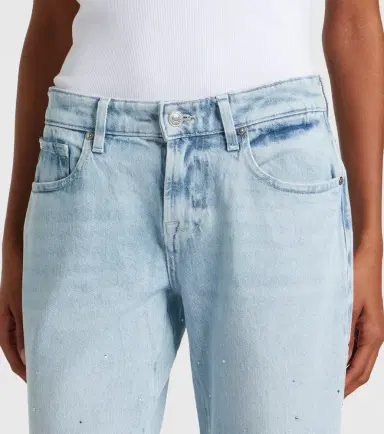 7 For All Mankind Calie embellished straight jeans | Thumbnail 2