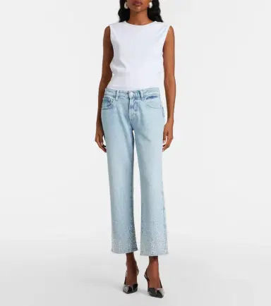 7 For All Mankind Calie embellished straight jeans | Thumbnail 5