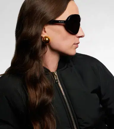 Alaïa Alaïa Logo oversized sunglasses | Thumbnail 4 Alaïa Alaïa Logo oversized sunglasses | Thumbnail 4