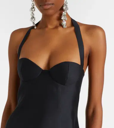 Magda Butrym Halterneck wool-blend bustier dress | Thumbnail 2 Magda Butrym Halterneck wool-blend bustier dress | Thumbnail 2