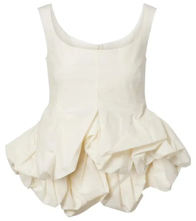 Gathered peplum top