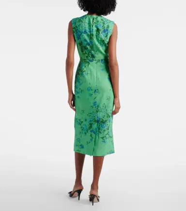 Erdem Floral linen midi dress | Thumbnail 2