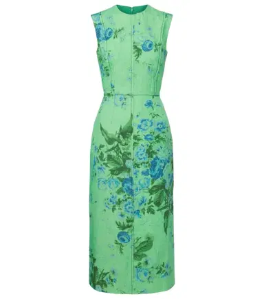 Erdem Floral linen midi dress | Thumbnail 1